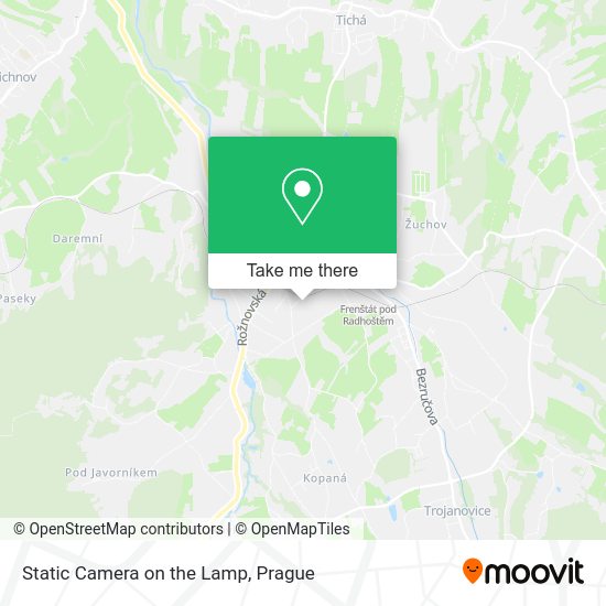 Static Camera on the Lamp map