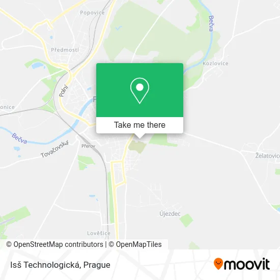 Карта Isš Technologická