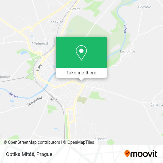 Карта Optika Mitáš