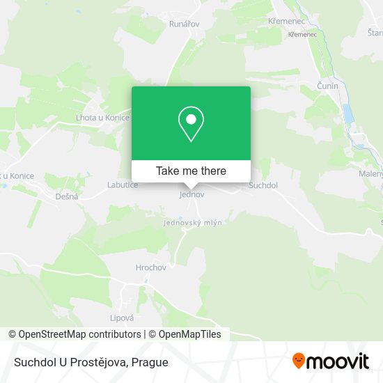 Suchdol U Prostějova map