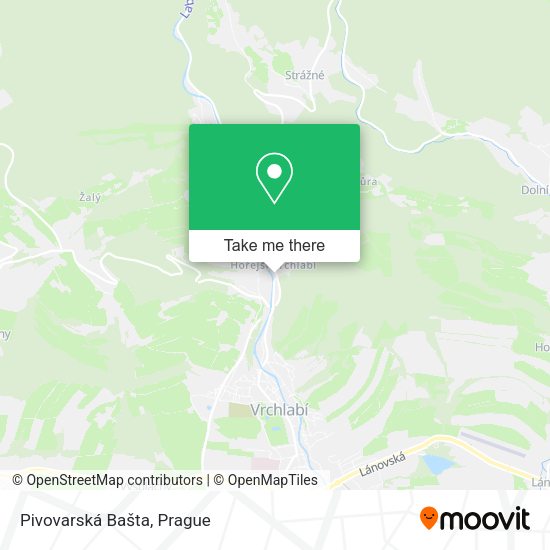 Pivovarská Bašta map