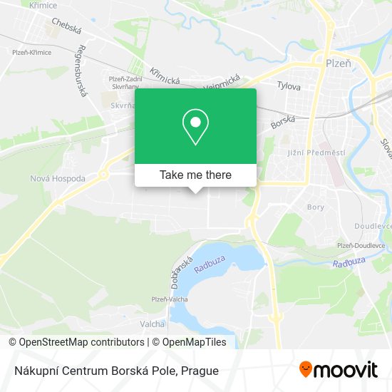 Nákupní Centrum Borská Pole map