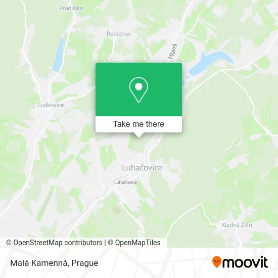 Карта Malá Kamenná