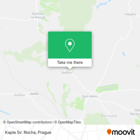 Карта Kaple Sv. Rocha