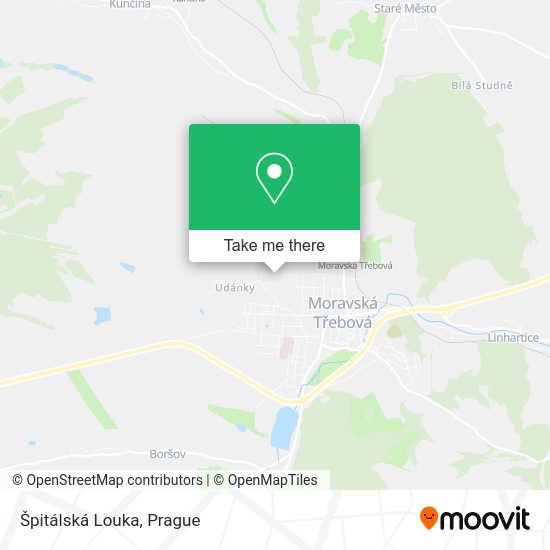 Карта Špitálská Louka