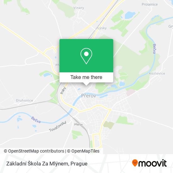 Základní Škola Za Mlýnem map