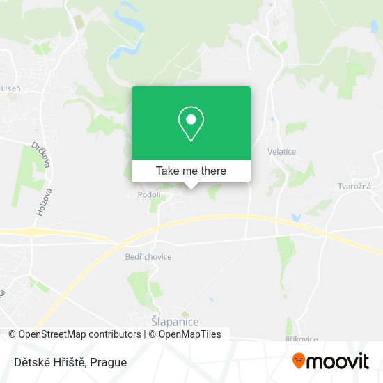 Dětské Hřiště map