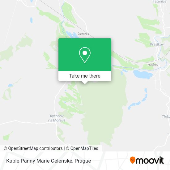 Kaple Panny Marie Celenské map