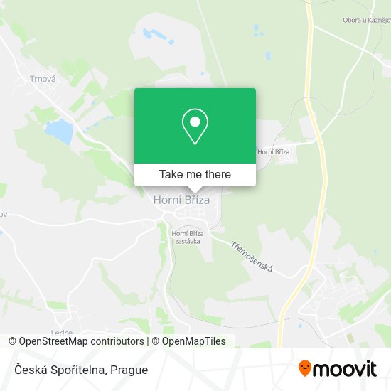 Česká Spořitelna map