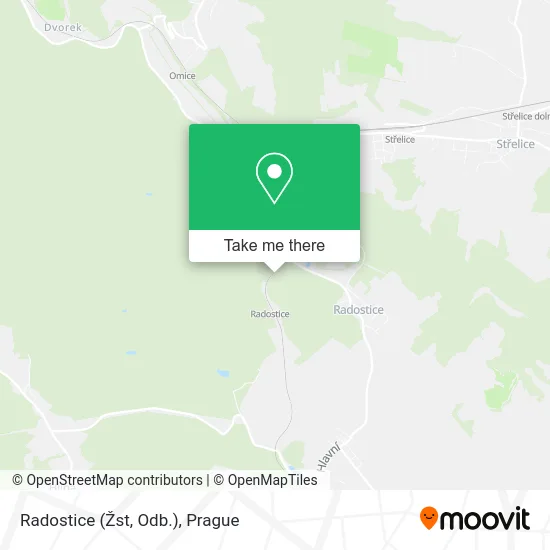 Карта Radostice (Žst, Odb.)