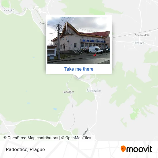 Карта Radostice