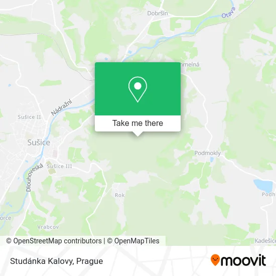 Карта Studánka Kalovy