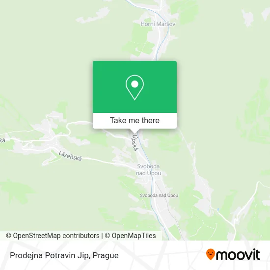 Карта Prodejna Potravin Jip