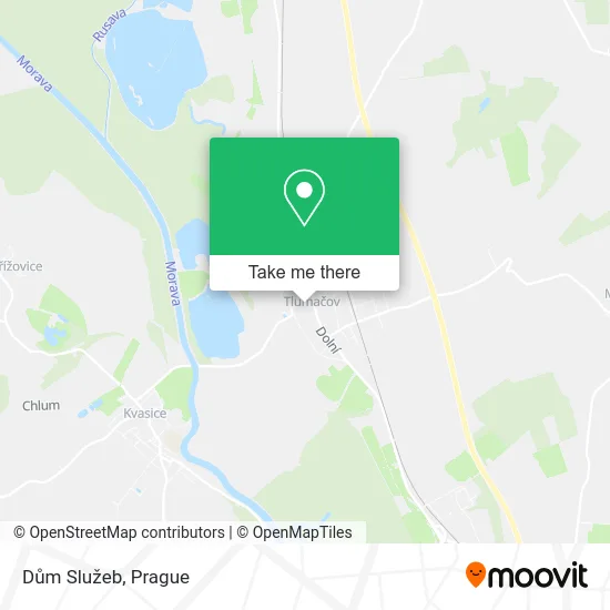 Карта Dům Služeb