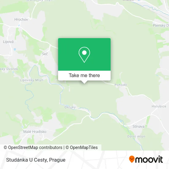 Карта Studánka U Cesty