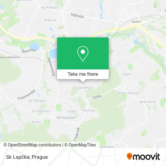 Карта Sk Lapčka