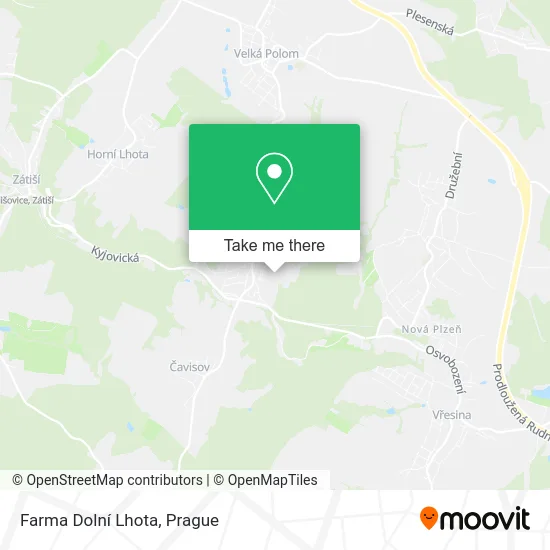Farma Dolní Lhota map