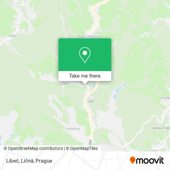 Карта Libeč, Ličná
