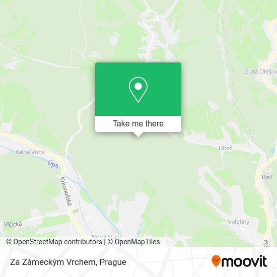 Za Zámeckým Vrchem map