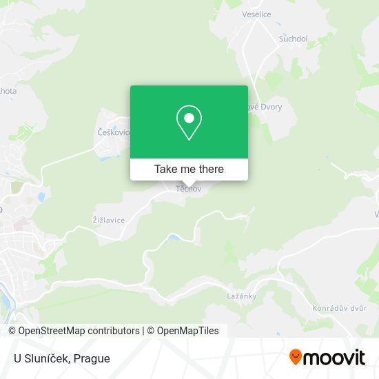U Sluníček map