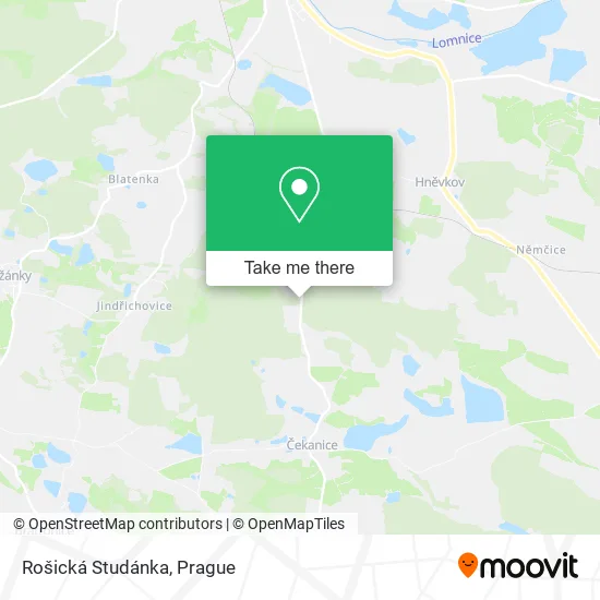 Карта Rošická Studánka