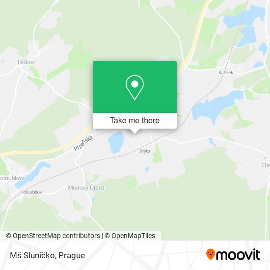 Карта Mš Sluníčko