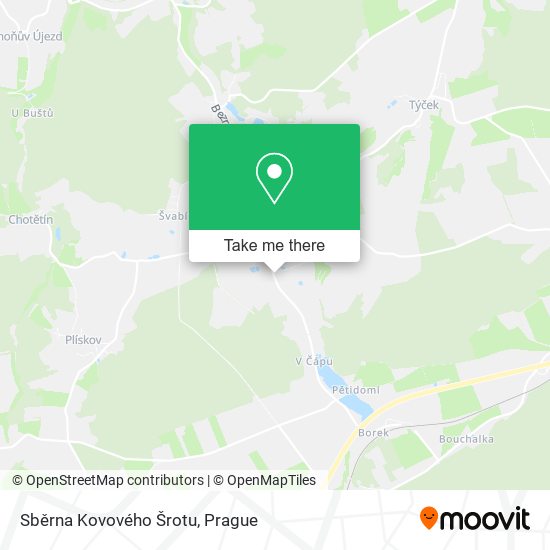 Sběrna Kovového Šrotu map