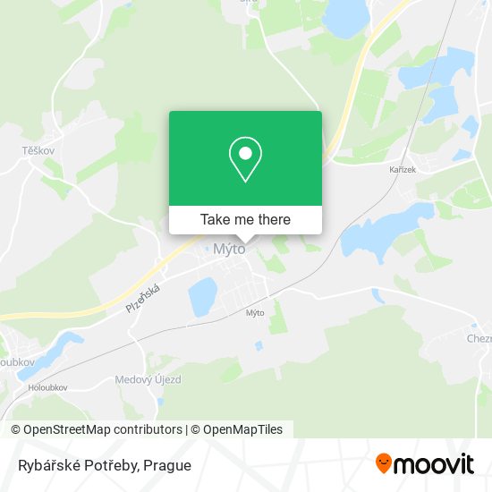 Rybářské Potřeby map