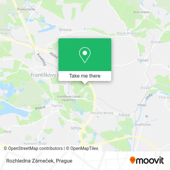 Карта Rozhledna Zámeček