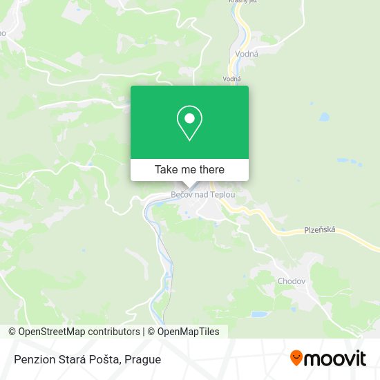 Penzion Stará Pošta map