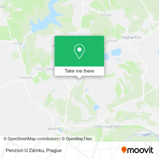 Карта Penzion U Zámku