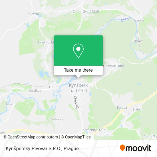 Kynšperský Pivovar S.R.O. map