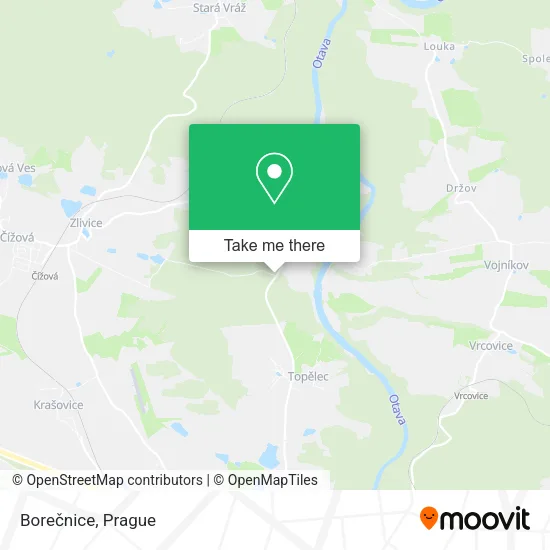 Карта Borečnice