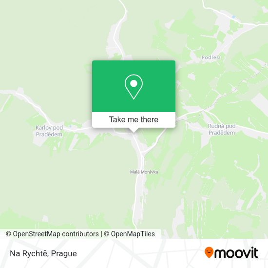 Карта Na Rychtě