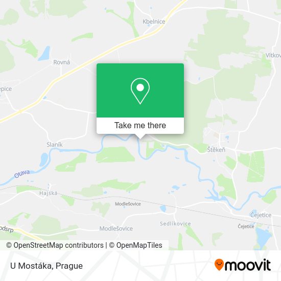Карта U Mostáka