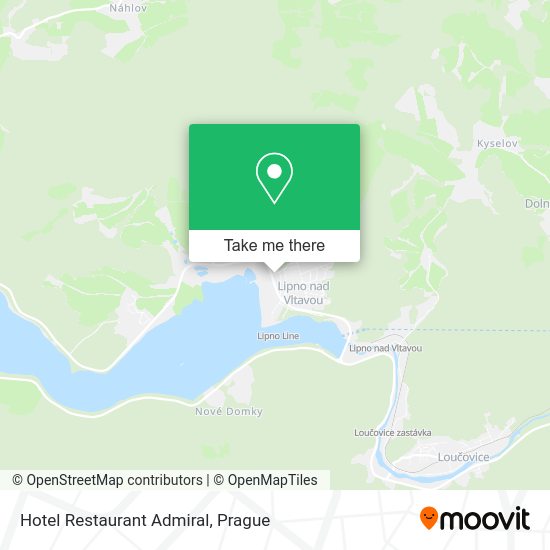 Hotel Restaurant Admiral map