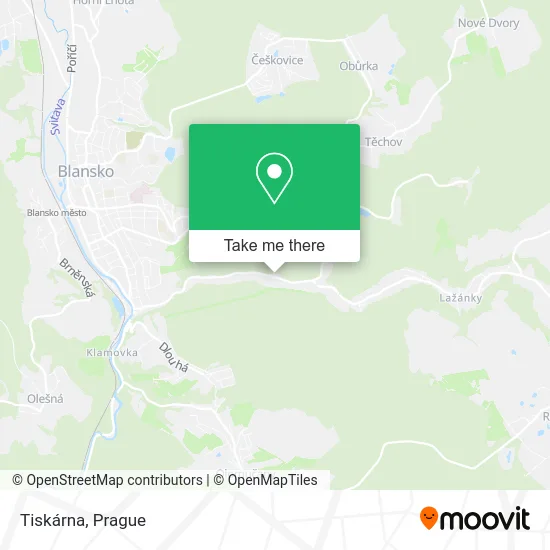 Карта Tiskárna