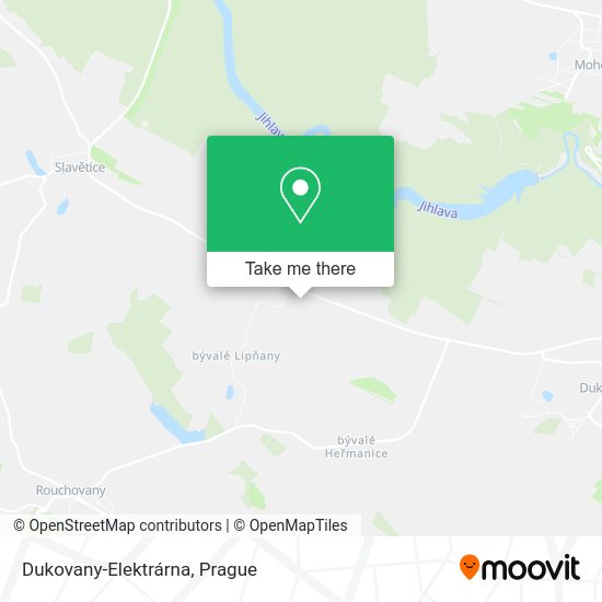 Dukovany-Elektrárna map
