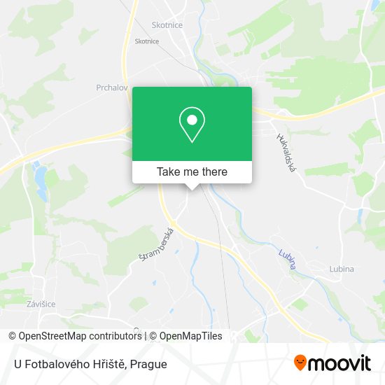 U Fotbalového Hřiště map