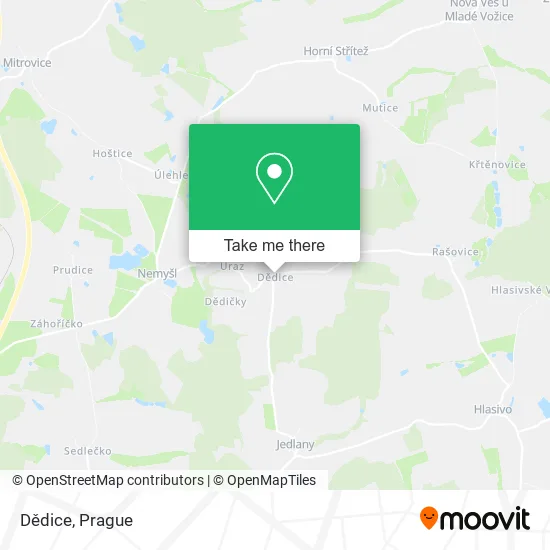 Карта Dědice