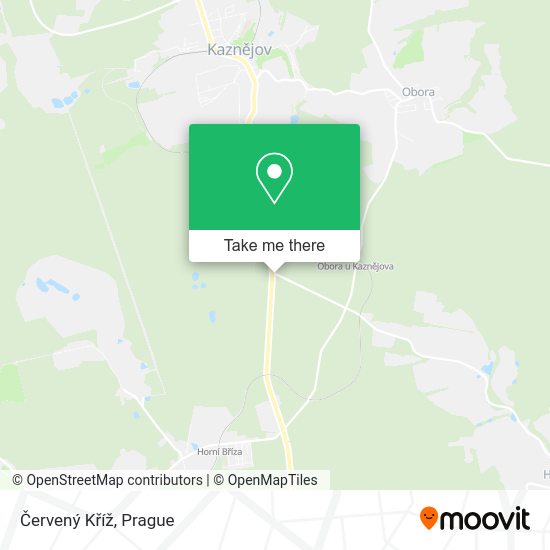 Červený Kříž map