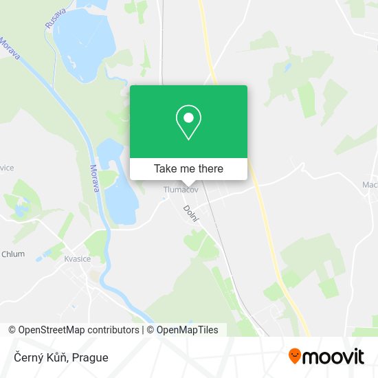 Černý Kůň map