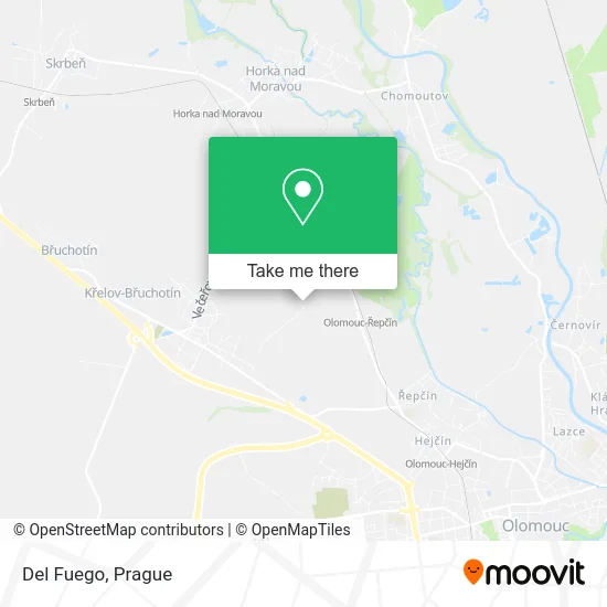 Карта Del Fuego