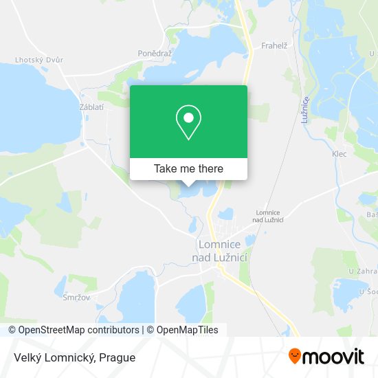 Velký Lomnický map