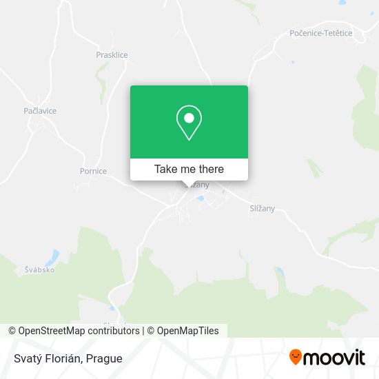 Svatý Florián map