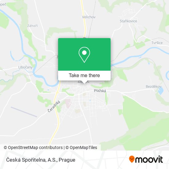 Česká Spořitelna, A.S. map