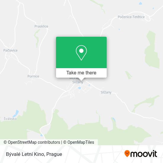 Bývalé Letní Kino map