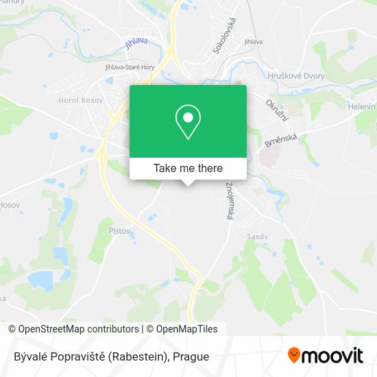 Bývalé Popraviště (Rabestein) map
