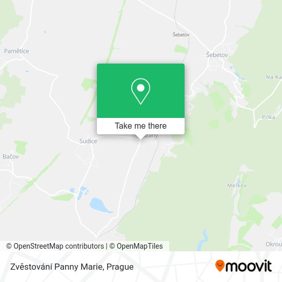 Zvěstování Panny Marie map