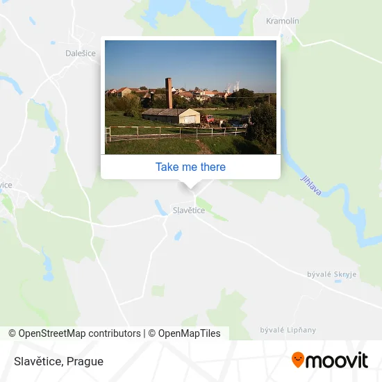 Карта Slavětice